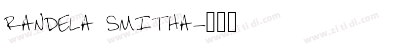 Randela Smitha字体转换